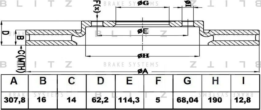 ���� ��������� ������ ������������� Blitz BS0307 BS0307 ����