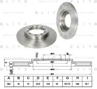 ���� ��������� FORD Transit 06- ����. Blitz BS0343 ����