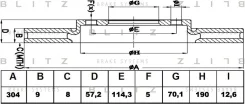 ���� ��������� ������ Blitz BS0452 BS0452 ����