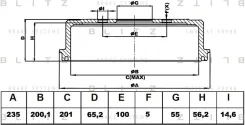 ������� ��������� ��� Blitz [BT0114] BT0114 ����