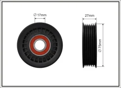 ����� [31190-R1A-A01, 31190-R0A-005] Caffaro 500519 (�������� CR-V RM1R20A, Civic R18Z4) 500519 500519 ����