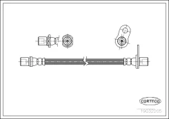 ��������� ����� ������ L [356mm] Corteco 19032205 19032205 ����