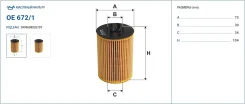 ������ �������� Filtron OE6721 OE6721 ����
