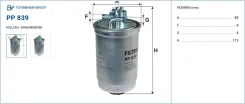 ������ ��������� Filtron PP839 PP839 ����