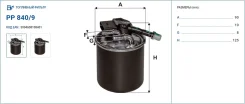 ������ ��������� Filtron Filtron PP8409 PP8409 ����