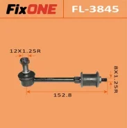 ���� Fixone rear SURF, Prado RZN21# (1/20) FixOne ���. FL-3845 FixOne, ����� ��������/������ FL3845 ����