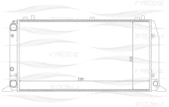 �������� AUDI 80 86- 1.6-2.0 ���������� FREE-Z KK0109 ����