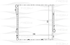 �������� BMW X5 (E53) 00- 3.0/4.4/3.0D ���������� FREE-Z KK0124 ����