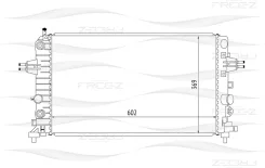 �������� OPEL Astra H/Zafira B 05- 1.6/1.8 ���������� FREE-Z KK0163 ����