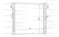 �������� Ssang YONG Kyron/Actyon 05- 2.0-2.3 ���������� FREE-Z KK0191 ����