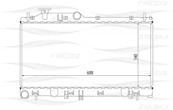 �������� Subaru Legacy 03- 2.0-3.0 AT ���������� FREE-Z KK0237 ����