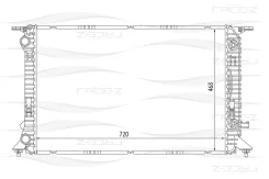 �������� AUDI A4/A5/A6/Q5 07- FREE-Z KK0255 ����