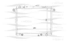 �������� ���������� ��������� Toyota LAND Cruiser 100 98- FREE-Z KK0274 ����