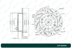 ���� ��������� ��������������� G-brake GFR-01325R ������ G-Brake GFR-01325R GFR01325R ����