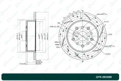 ���� ��������� ��������������� G-brake GFR-01349R ������ G-Brake GFR-01349R GFR01349R ����