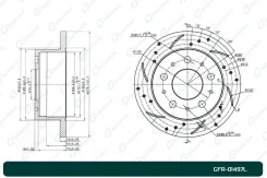 ���� ��������� ��������������� ������������� ����� Gbrake GFR01497L GFR01497L ����