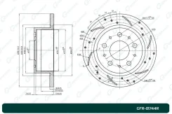 ���� ��������� ��������������� ������������� G-brake GFR-01744R ������ Gbrake GFR01744R GFR01744R ����