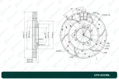 ���� ��������� ��������������� ������������� G-brake GFR-02230L ����� G-Brake GFR-02230L GFR02230L ����