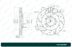 ���� ��������� ��������������� ������������� G-brake GFR-02230R ������ G-Brake GFR-02230R GFR02230R ����