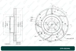 ���� ��������� ��������������� ������������� G-brake GFR-02244L ����� G-Brake GFR-02244L GFR02244L ����