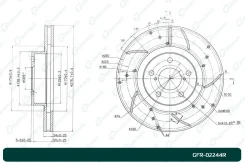 ���� ��������� GFR-02244R ������ ��������������� G-Brake GFR02244R ����