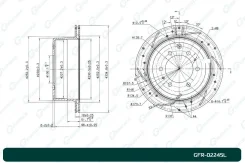 ���� ��������� ��������������� ������������� G-brake GFR-02245L ����� G-Brake GFR-02245L GFR02245L ����