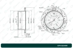 ���� ��������� ��������������� ������������� G-brake GFR-02245R ������ G-Brake GFR-02245R GFR02245R ����