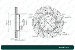 ���� ��������� ��������������� ������������� G-brake GFR-02253L ����� G-Brake GFR-02253L GFR02253L ����