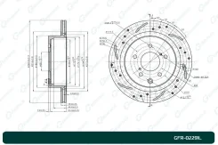 ���� ��������� ��������������� ������������� G-brake GFR-02291L ����� G-Brake GFR-02291L GFR02291L ����
