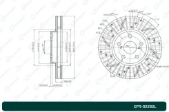 ���� ��������� ��������������� Toyota GBrake GFR02292L GFR02292L, �������� ����� GFR02292L ����