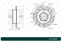 ���� ��������� ��������������� ������������� G-brake GFR-02659R ������ G-Brake GFR-02659R GFR02659R ����