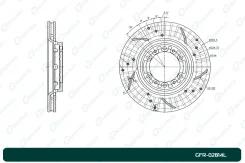 ���� ��������� ��������������� ������������� G-brake GFR-02814L ����� Gbrake GFR02814L GFR02814L ����