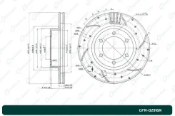 ���� ��������� GFR-02916R ������ ���������������/����. G-Brake GFR02916R ����