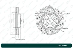 ���� ��������� ��������������� ������������� ����� Gbrake GFR20275L GFR20275L ����