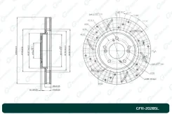 ���� ��������� ��������������� ������������� G-brake GFR-20285L ����� GFR20285L ����
