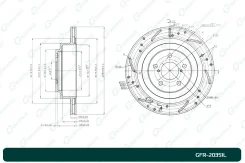 ���� ��������� ��������������� ������������� G-brake GFR-20351L ����� G-Brake GFR-20351L GFR20351L ����