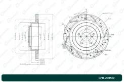 ���� ��������� ��������������� ������������� G-brake GFR-20351R ������ G-Brake GFR-20351R GFR20351R ����