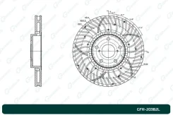 ���� ��������� ��������������� ������������� ����� Gbrake GFR20382L GFR20382L ����