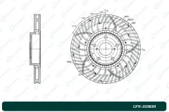 ���� ��������� ��������������� ������������� G-brake GFR-20383R ������ G-Brake GFR-20383R GFR20383R ����