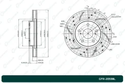 ���� ��������� ��������������� ������������� G-brake GFR-20598L ����� G-Brake GFR-20598L GFR20598L ����