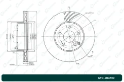 ���� ��������� ������������� ������������� G-brake GFR-20723R ������ G-Brake GFR-20723R GFR20723R ����