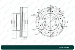 ���� ��������� GFR-20738L ����� ����. G-Brake GFR20738L ����