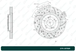 ���� ��������� ��������������� ������������� G-brake GFR-20756R ������ G-Brake GFR-20756R GFR20756R ����