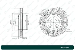 ���� ��������� ��������������� ������������� ����� Gbrake GFR20791L GFR20791L ����