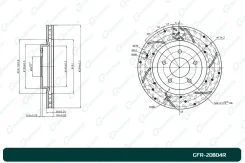 ���� ��������� ��������������� ������������� G-brake GFR-20804R ������ G-Brake GFR-20804R GFR20804R ����