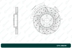 ���� ��������� ��������������� G-brake GFR-20823R ������ GFR20823R ����