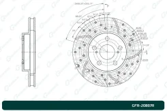 ���� ��������� GFR-20897R ������ G-brake ����. G-Brake GFR20897R ����
