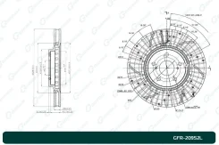 ���� ��������� ��������������� ������������� G-brake GFR-20952L ����� G-Brake GFR-20952L GFR20952L ����