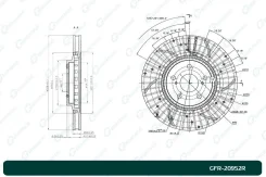 ���� ��������� ��������������� ������������� G-brake GFR-20952R ������ G-Brake GFR-20952R GFR20952R ����