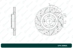 ���� ��������� ��������������� G-brake GFR-20962L ����� Gbrake GFR20962L GFR20962L ����